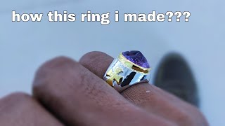 Cool Ring For Men || Silver Ring Making || Handmade Ring