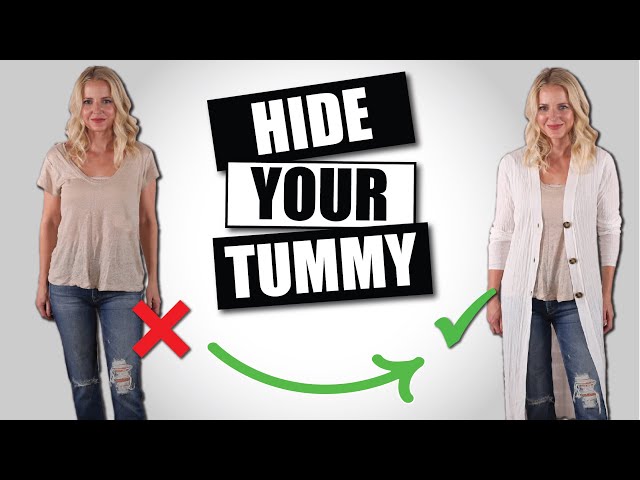 How to Instantly Hide Big Stomach Without Shapewear