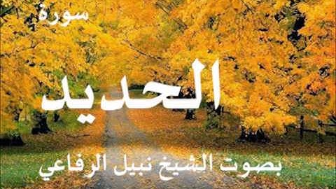 سورة الحديد بصوت الشيخ / نبيل الرفاعي 57