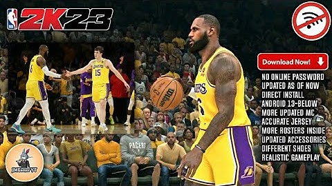 2K23 Updated Roster Android Offline | No F1VM | HD Graphics | Gameplay | Lakers vs Warriors 2K23