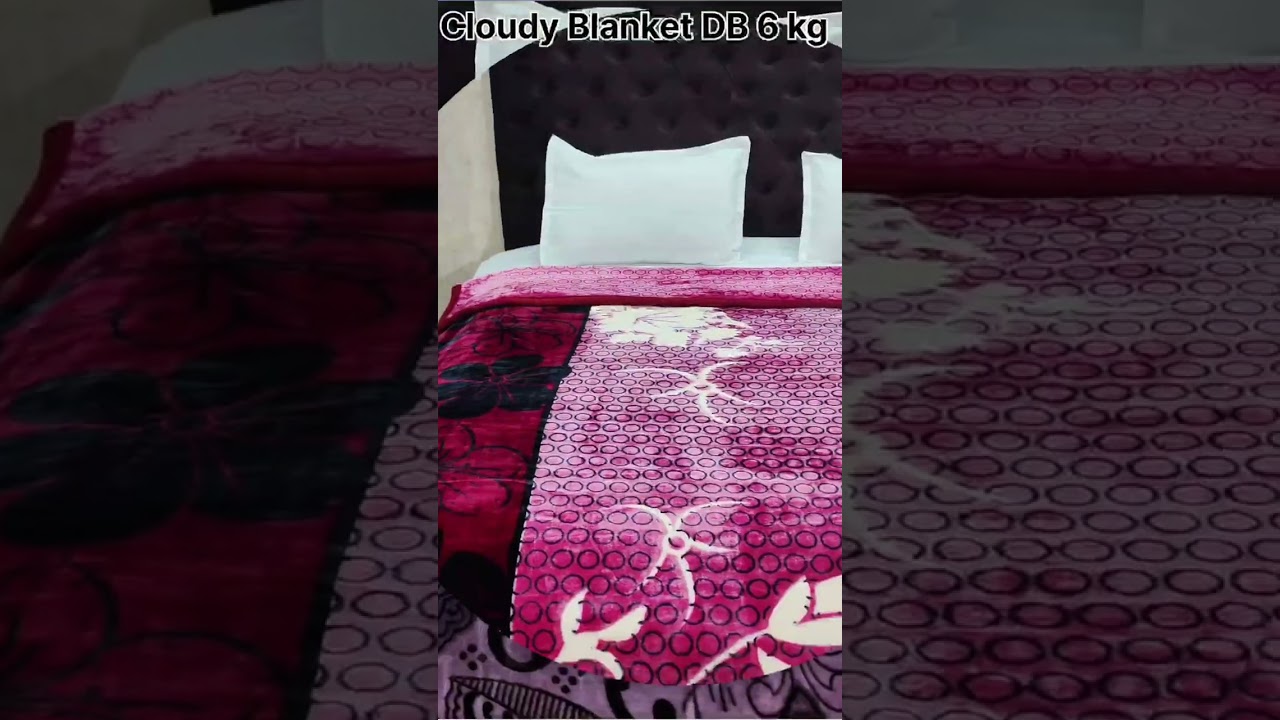 cloudy blanket double bed 4-6kg all design colour option available wholesale rate Available