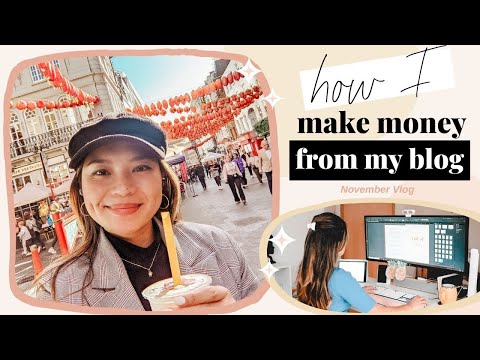 How I Make Money With My Blog | Productive Week in My Life, Work From Home