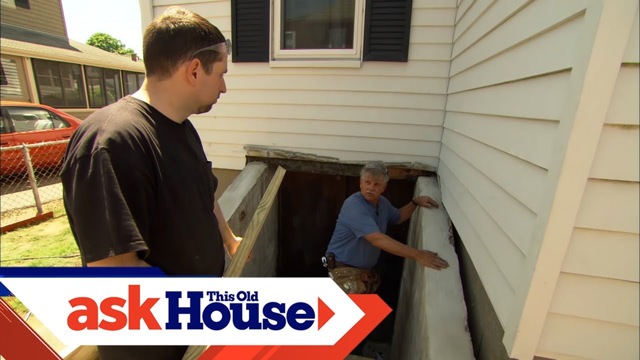 How To Replace Basement Bulkhead Doors Ask This Old House Youtube