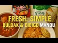 The Spiciest Korean Ramen Challenge (buldak stew type) 🍜🔥 With Fried Bibigo Dumplings &amp; Sausages