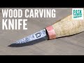 Forged Wood Carving Knife from a Car Spring