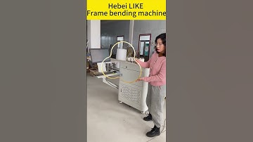 easy to operate aluminum frame bending machine#aluminum #mirror #frame #bending #photo #mirrorframe