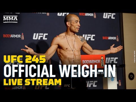 UFC 245: Official Weigh-In Live Stream - MMA Fighting