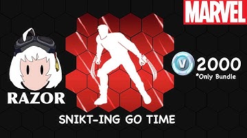 SNIMT ING GO TIME | Fortnite Emote | Using Razor from Battle Breakers