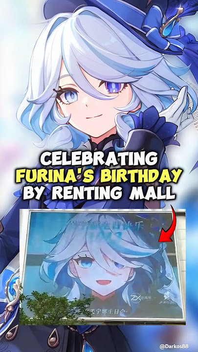 Celebrating Furina's Birthday By Renting The Entire Mall