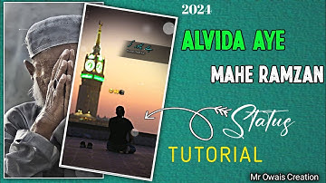 Alvida Aye Mahe Ramzan status editing | tutorial Ramazan editing Alight Motion |#editing