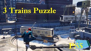 Train Puzzle solution - Marvel's Spider-Man  Miles Morales (PS5)  1080P [60FPS]