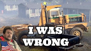 I was wrong about getting the P16 #Snowrunner #trucks