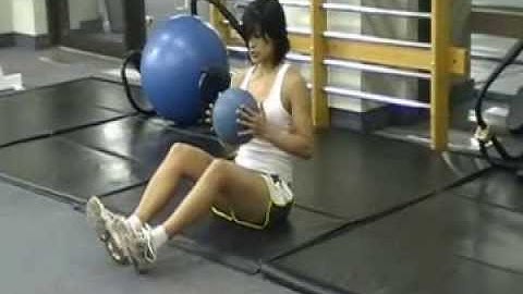 Seated Trunk Rotations Medicine Ball | Online Personal Coach - Daily Exercise Tips