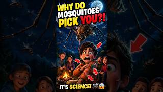 Mosquitoes Have Favorites... And It Might Be You! 🦟 #dailyknowledge #educationalshorts #learnfacts