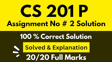 Cs 201p Assignment 2 correct solutions 2025 | Cs201p assignment2 solution #cs201p #assignment2 #2025