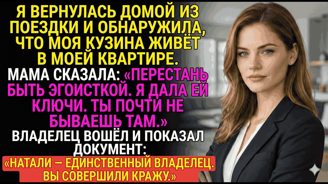 Мои родители отдали ключи от моей квартиры двоюродному брату—владелец здания раскрыл, кто её купил