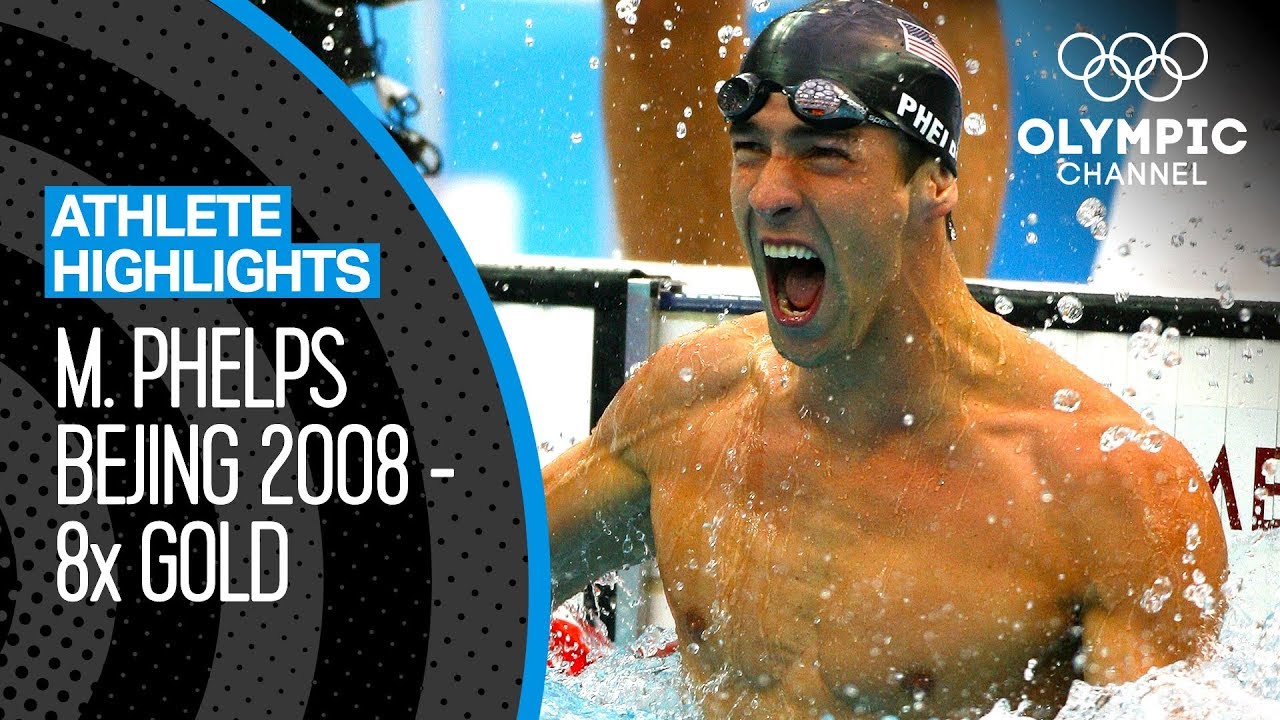 Michael Phelps ?? - All EIGHT Gold Medal Races at Beijing 2008! | Athlete Highlights