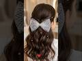 Fancy Pearl Net Bow Hair Bow #shorts #shortsfeed #viral #hair bow