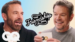 マット・デイモン＆ベン・アフレック、大親友2人がクイズに挑戦。 | The Friendship Quiz | GQ JAPAN
