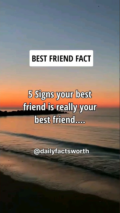5 Signs Your Best Friend is Really Your Best Friend #shorts #psychologyfacts #subscribe