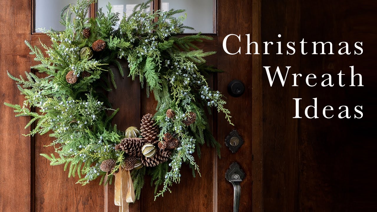 Christmas Wreath Ideas YouTube