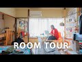 【ルームツアー】6畳レトロ賃貸にアメリカン家具とこだわりの洋服｜狭小住宅1K・一人暮らし｜DIYでアイデア溢れる収納｜海外アパートメント｜PRディレクター・20代男性
