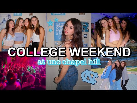 COLLEGE WEEKEND IN THE LIFE | unc chapel hill