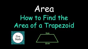 Hoe de oppervlakte van een trapezium te vinden | Oppervlakte