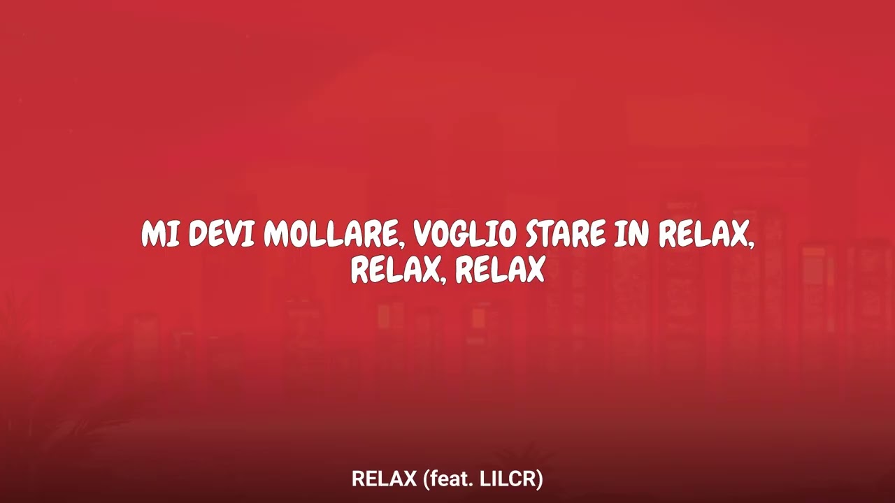 Niky Savage - RELAX (feat. LILCR) (Lyrics)