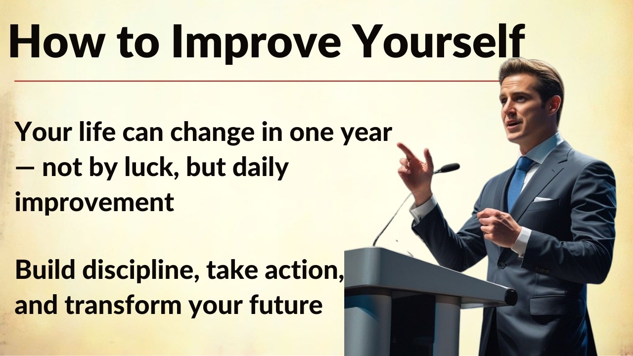 How to Improve Yourself || Build Discipline, Confidence & Lifelong ...