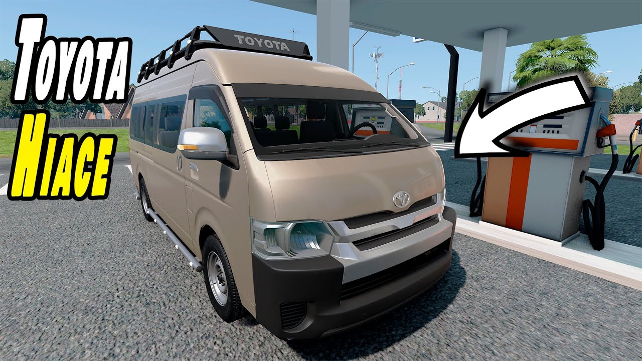Toyota Hiace – Speed & Destruction in BeamNG.drive