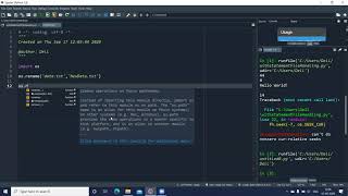 Python Session 17-9-20