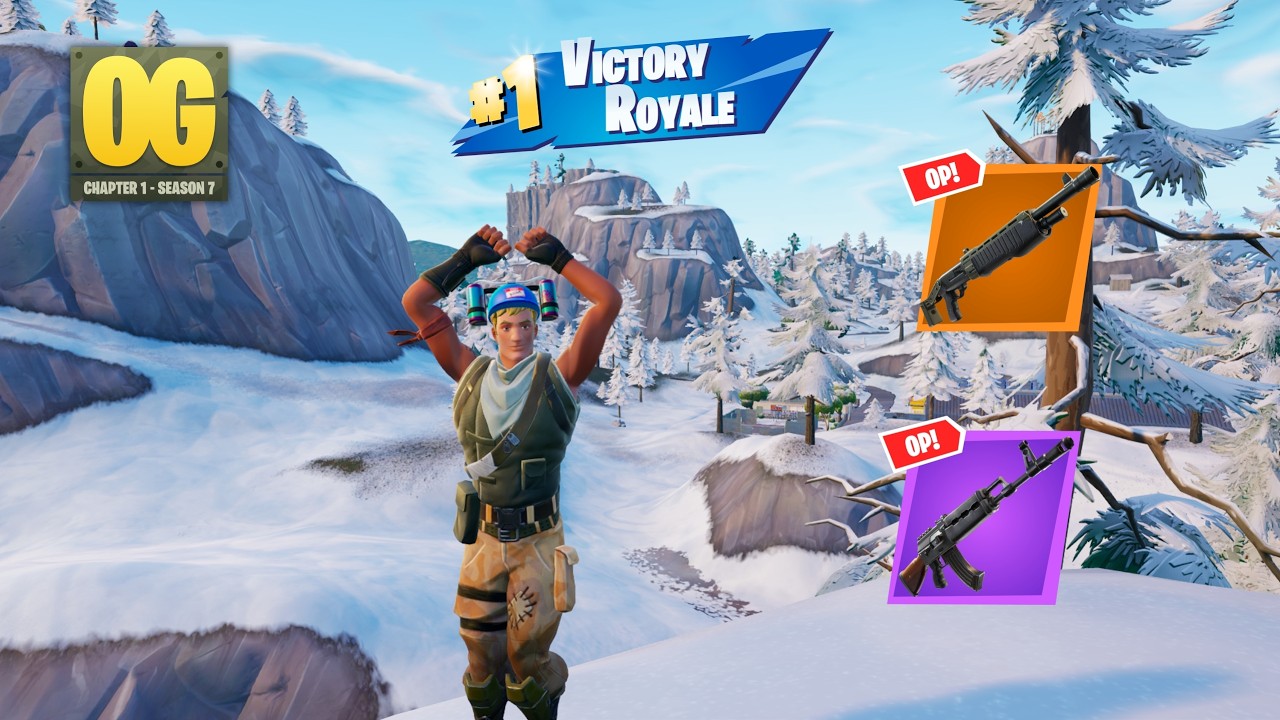 23 Kill Fortnite Solos "FORTNITE OG" | High Kill Fortnite OG Season 7 Gameplay (OG GRAPHICS)