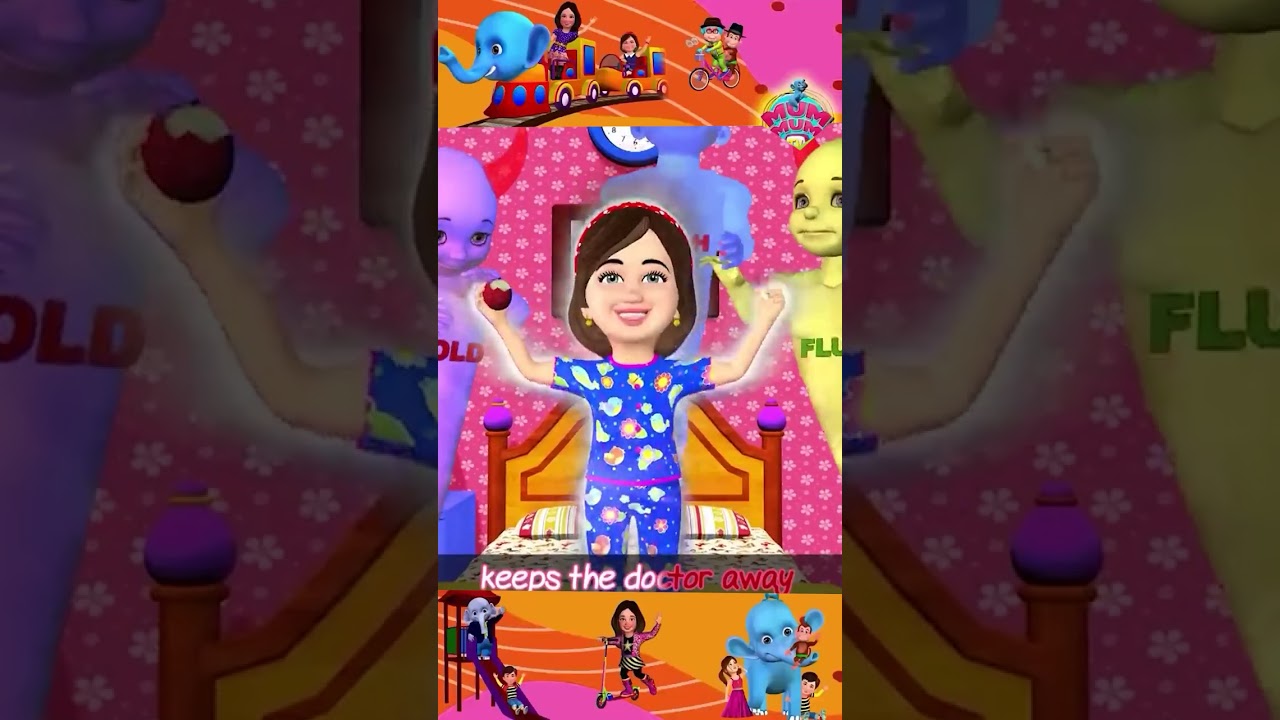 An Apple A Day Keeps the Doctor Away - English Nursery Rhymes for Babies, Kids | Mum Mum TV