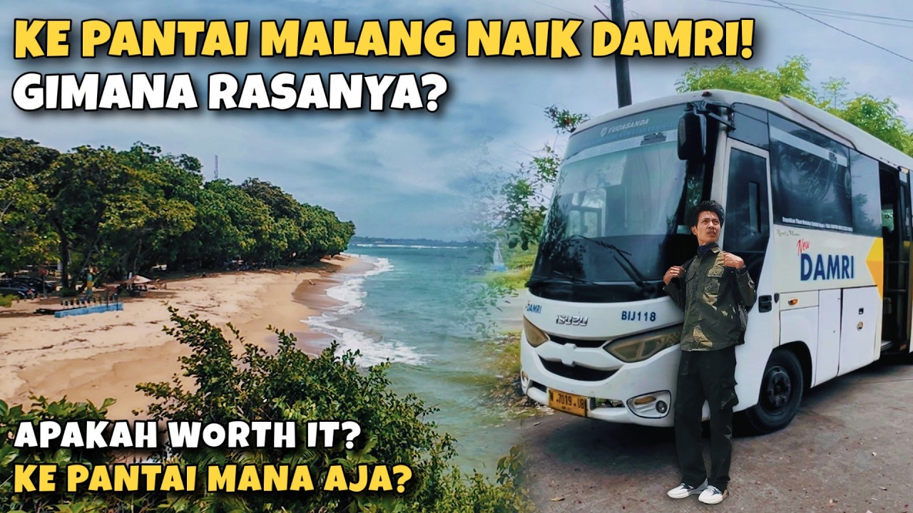 Serunya Naik Damri Ke Pantai Malang!