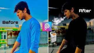 Cigarette smoke editing with PicsArt app || 6Ns group @Picsart​ @anshbondgamer​ screenshot 5