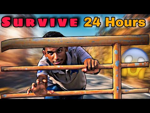 I survived 24 Hours in outside 😱! - YouTube
