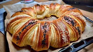 Lisnata Pogača Koja Se Topi U Ustima Soft Buttery Layered Bread