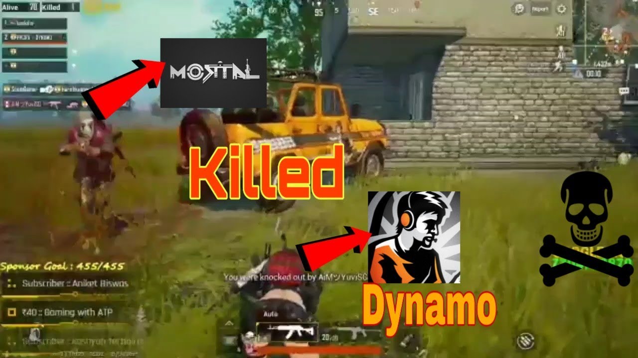 Mortal killed Dynamo in same Match in Pubg Mobile