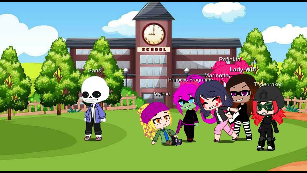 ||MIRACULOS LADYBUG x UNDERTALE MOVIE|| Gang of secrets vs Sans