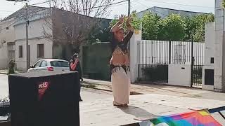 Kuyen danza.Fusión bellydance (transcultural). Día de la diversidad cultural es10