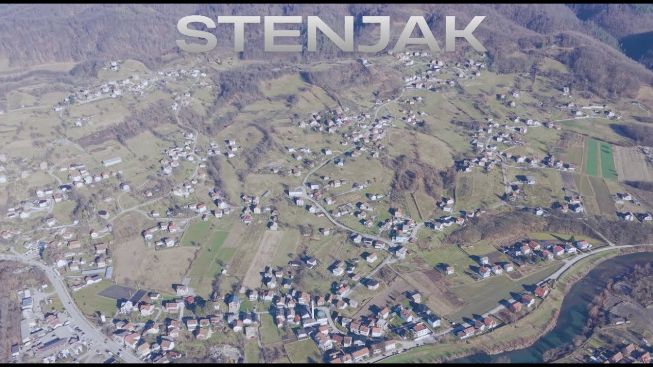 Teslic - Stenjak | Decembar 2025 | Dron snimak iz zraka