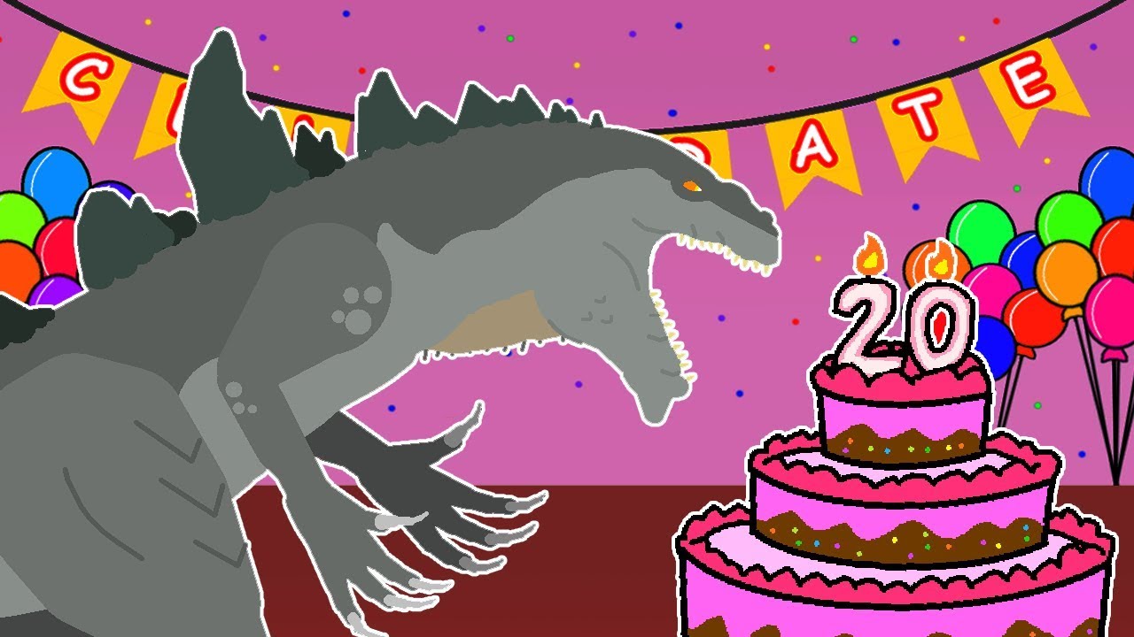 DinoMania Zilla 20th anniversary! Godzilla cartoons YouTube