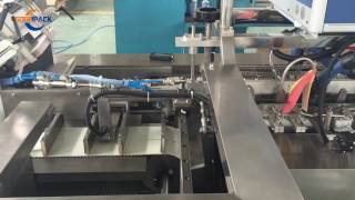 Casing machine, how to load products into case automatically?