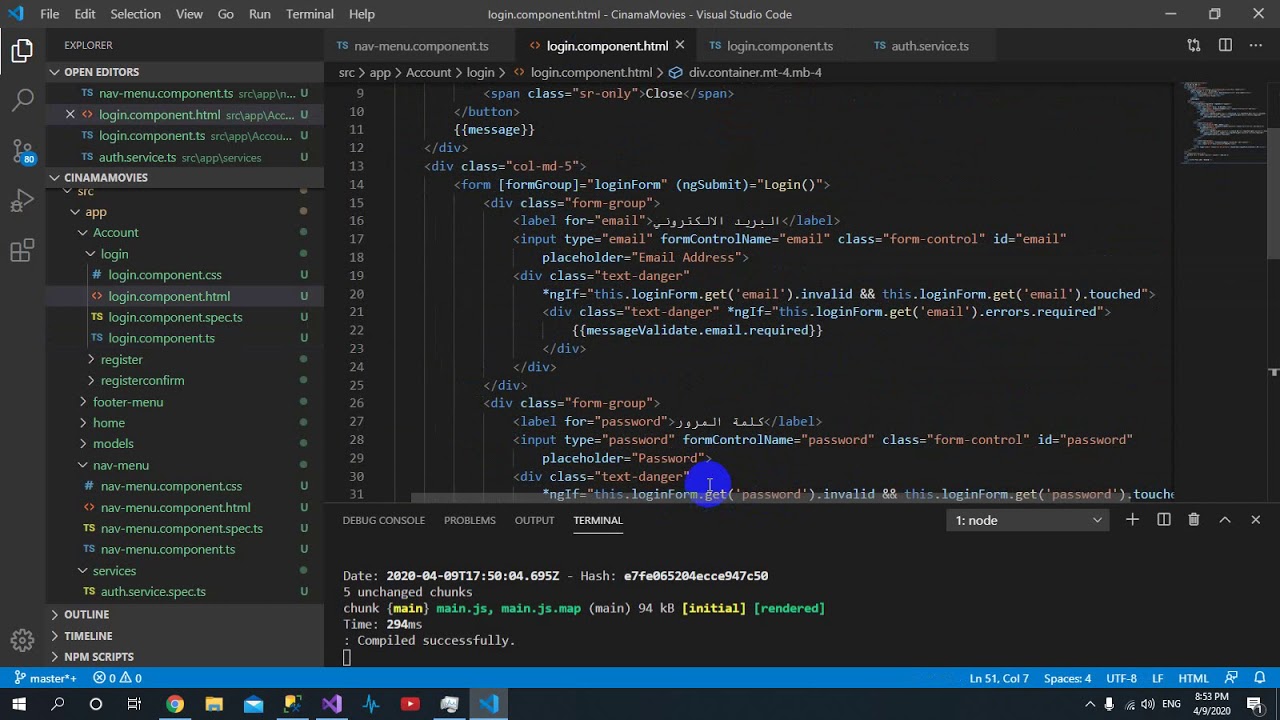 25 Angular 8 And ASP NET Core 3 API Rearrange The Auth Service In 25 Angular 8 And ASP NET Core 3 API Rearrange The Auth Service In