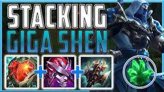 INFINITELY STACKING SHEN EASILY DOES THE MOST TEAM DAMAGE IN SEASON 13!! - Shen Top | Season 13 LoL