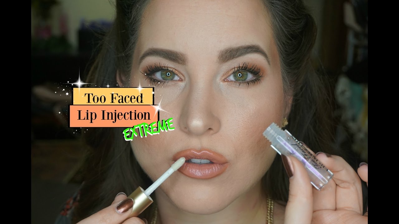 Too Faced Lip Injections EXTREME First Impression! YouTube