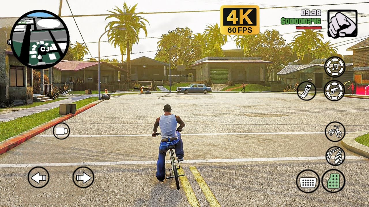 GTA SAN ANDREAS DEFINITIVE EDITION MOBILE GAMEPLAY 4K 60FPS ANDROID