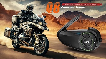 EJEAS Q8 Motorcycle Intercom Common Sound Function Review