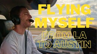 Flying a Diamond DA42-VI from LA to Austin